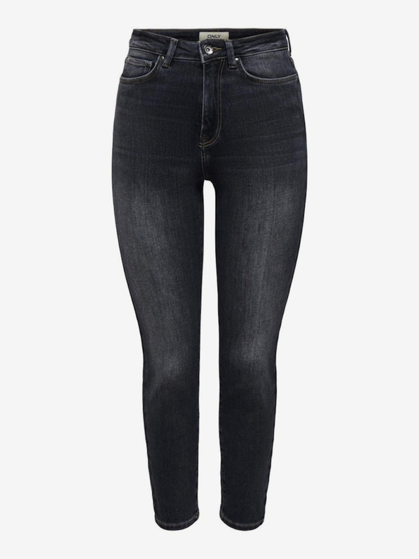 ONLY Fekete női egyenes szabású farmer ONLY Emily Emily