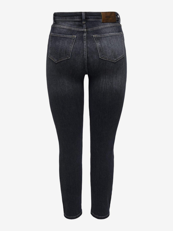 ONLY Fekete női egyenes szabású farmer ONLY Emily Emily