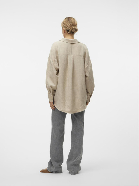 Vero Moda Bézs színű női ing Vero Moda Melaney