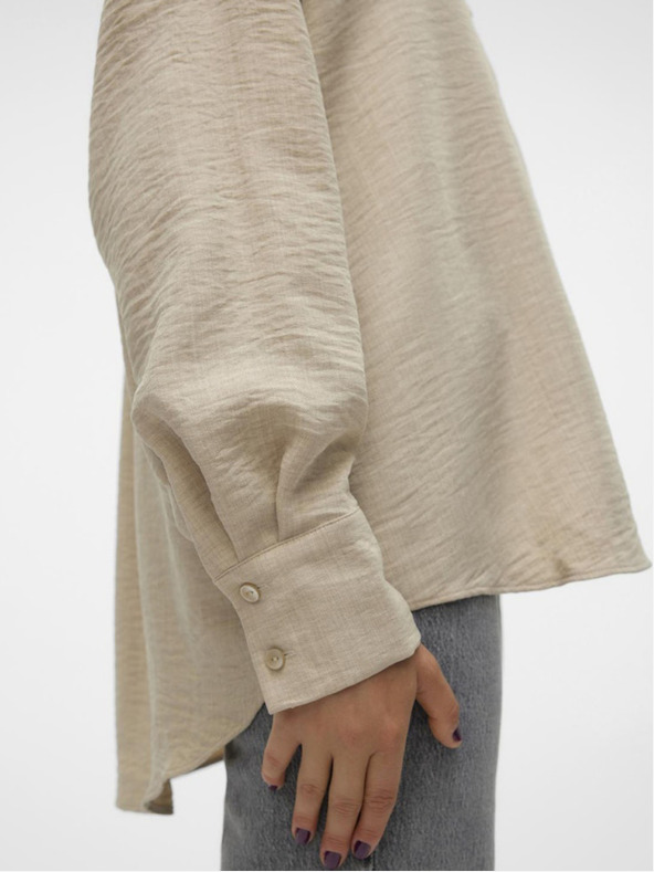 Vero Moda Bézs színű női ing Vero Moda Melaney