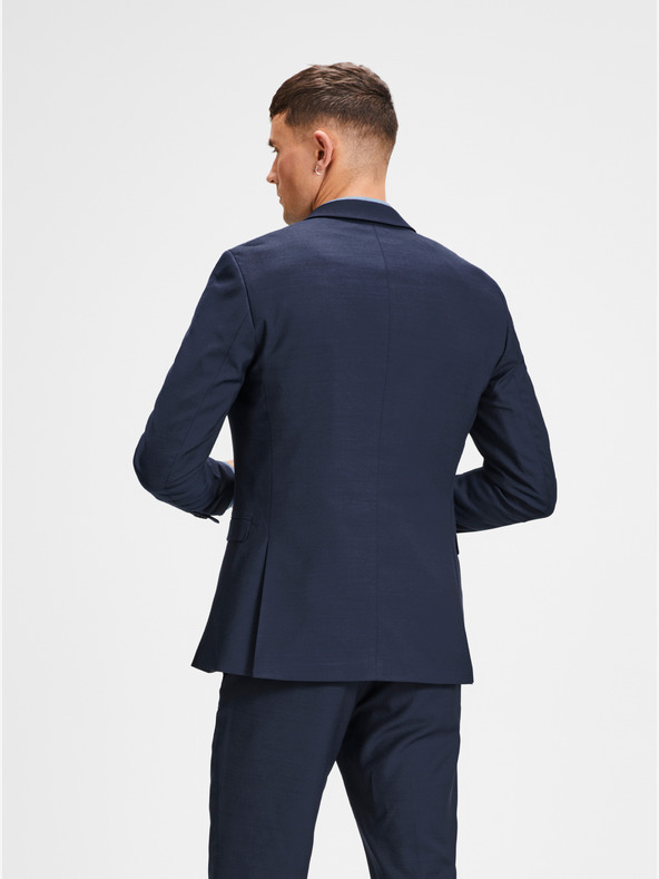 Jack & Jones Jack & Jones Laris sötétkék gyapjúkeverék öltönyzakó