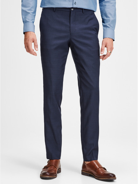 Jack & Jones Jack & Jones Laris sötétkék gyapjúkeverék öltönynadrág