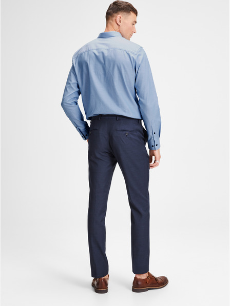 Jack & Jones Jack & Jones Laris sötétkék gyapjúkeverék öltönynadrág