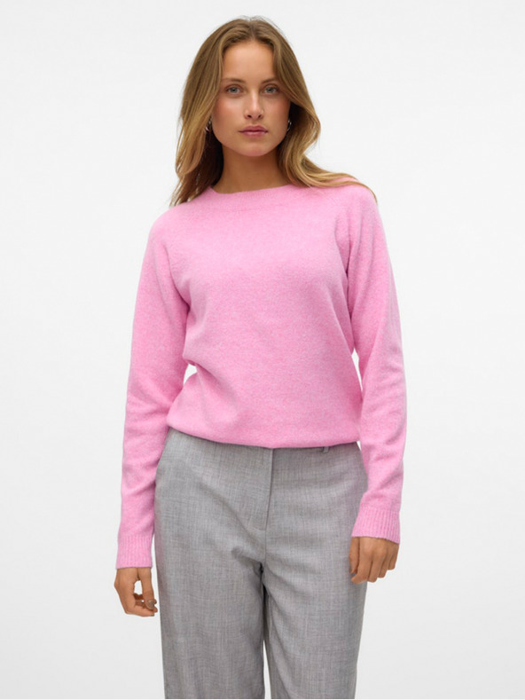 Vero Moda Rózsaszín Vero Moda női Doffy pulóver