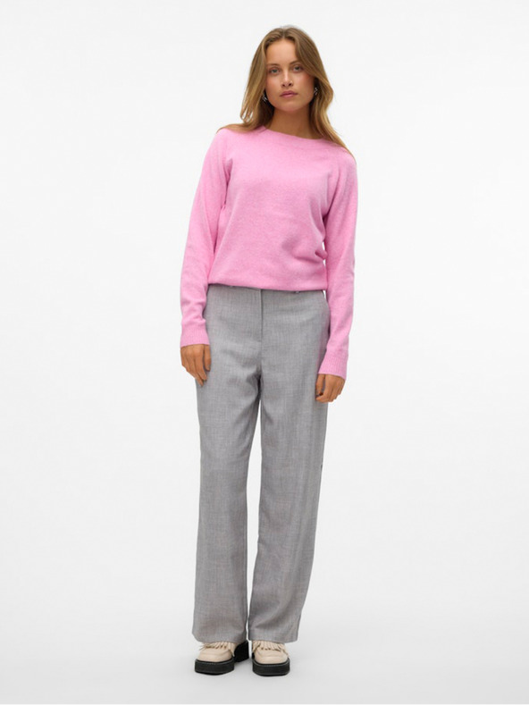 Vero Moda Rózsaszín Vero Moda női Doffy pulóver