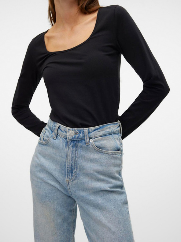 Vero Moda Fekete Vero Moda Lulu női póló női póló