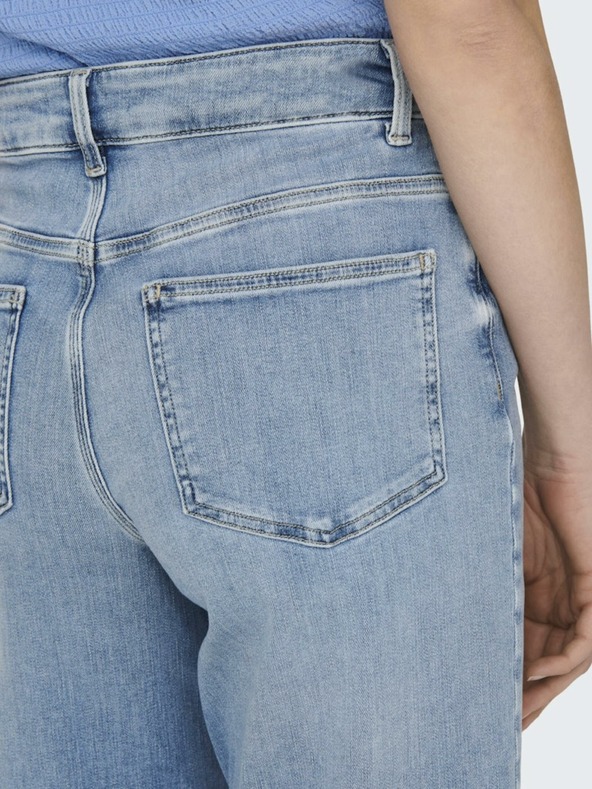 ONLY Világoskék női ONLY Madison Blush széles szárú farmernadrág