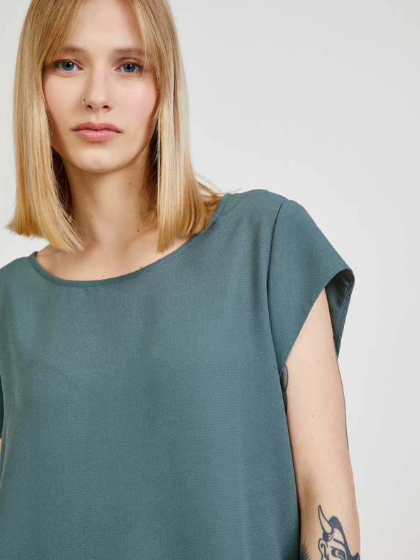 ONLY Zöld blúz hátul cipzárral CSAK Vic