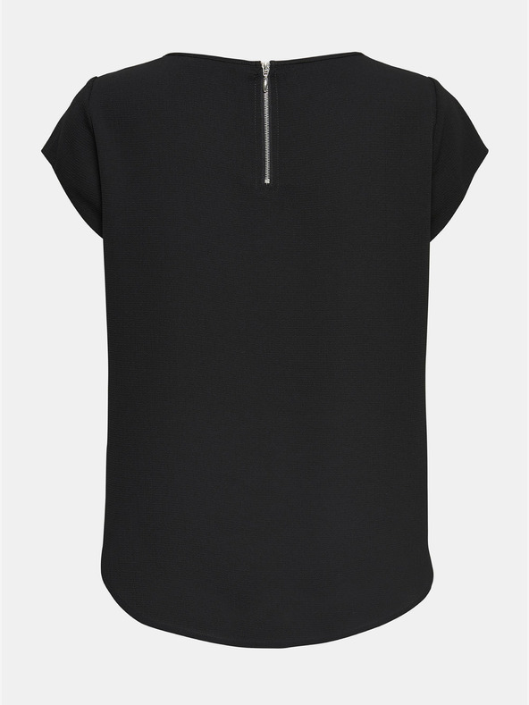 ONLY Fekete blúz hátul cipzárral ONLY Vic