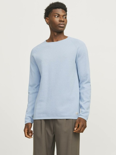 Jack & Jones Világoskék Férfi Jack & Jones Hill pulóver M