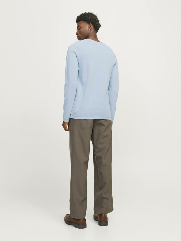 Jack & Jones Világoskék Férfi Jack & Jones Hill pulóver M