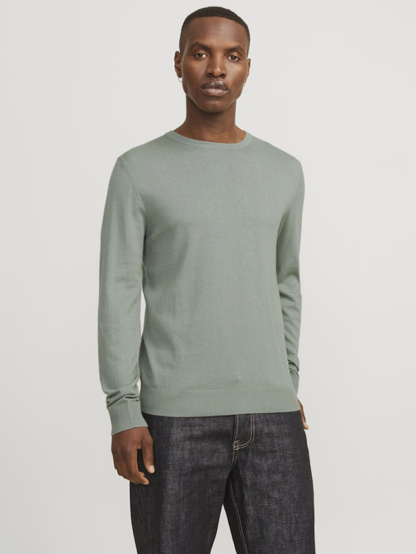 Jack & Jones Zöld férfi Jack & Jones Emil pulóver