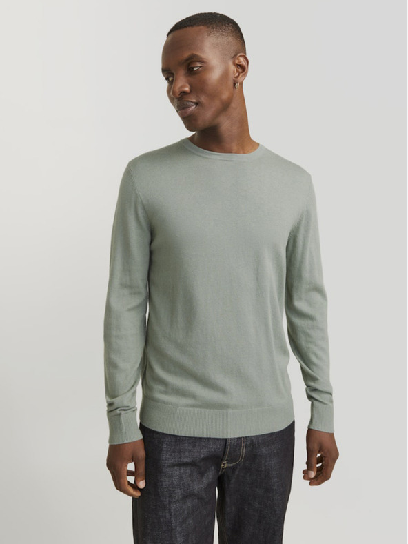 Jack & Jones Zöld férfi Jack & Jones Emil pulóver