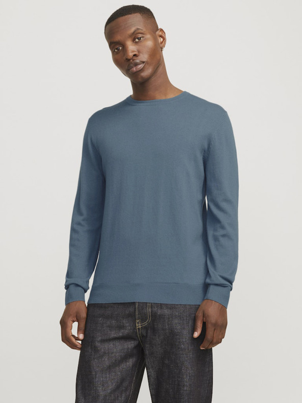 Jack & Jones Kék férfi Jack & Jones Emil pulóver