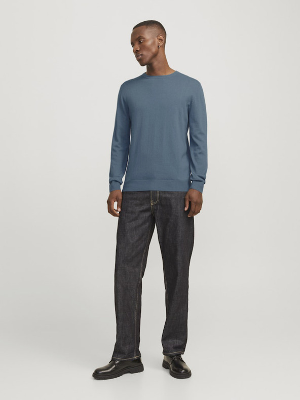 Jack & Jones Kék férfi Jack & Jones Emil pulóver