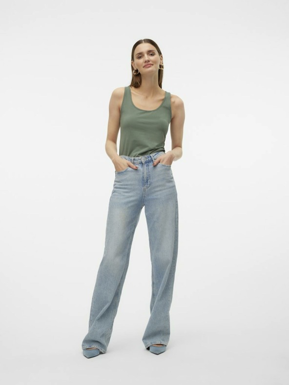 Vero Moda Zöld Vero Moda Lulu női tank top