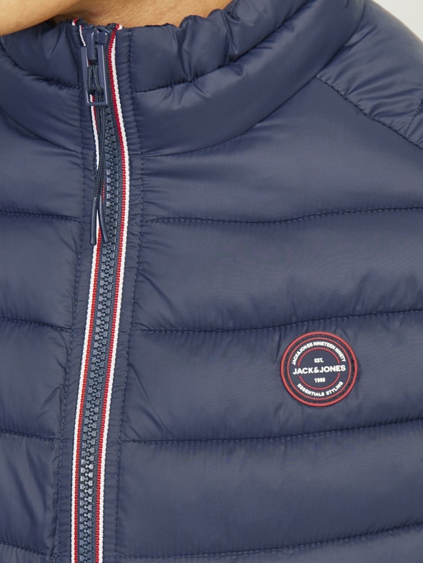 Jack & Jones Sötétkék férfi Jack & Jones steppelt mellény
