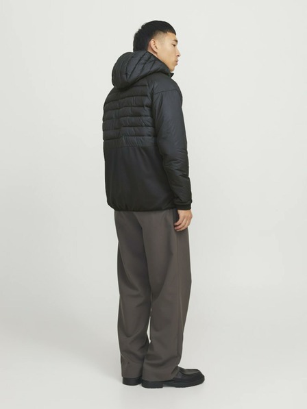 Jack & Jones Jack & Jones Férfi fekete steppelt kabát