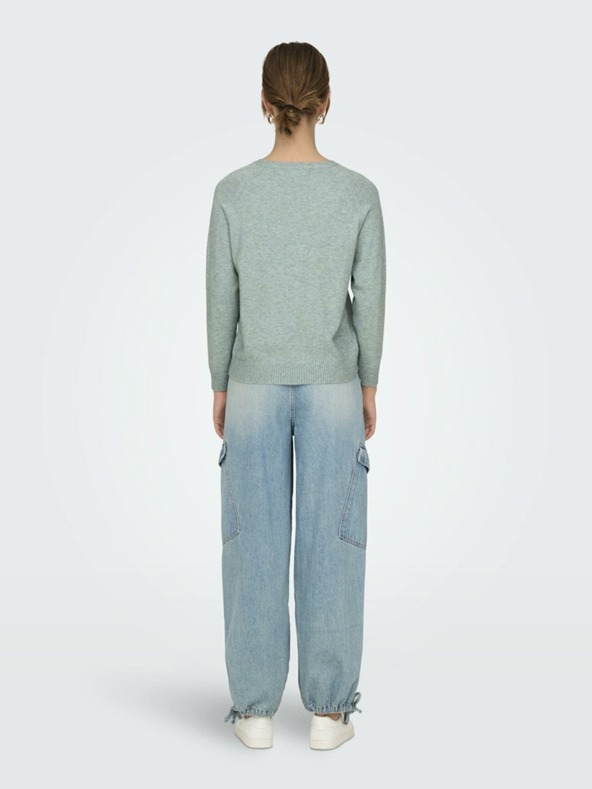 ONLY Zöld Női ONLY Lesly pulóver Női ONLY Lesly pulóver