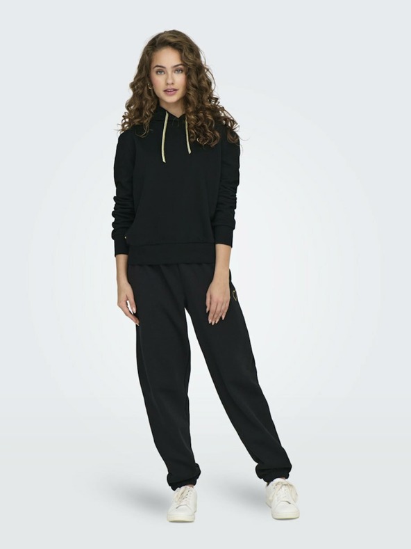 ONLY Fekete Női kapucnis pulóver ONLY Noli