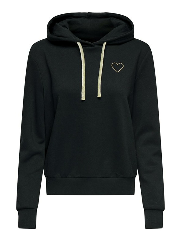 ONLY Fekete Női kapucnis pulóver ONLY Noli