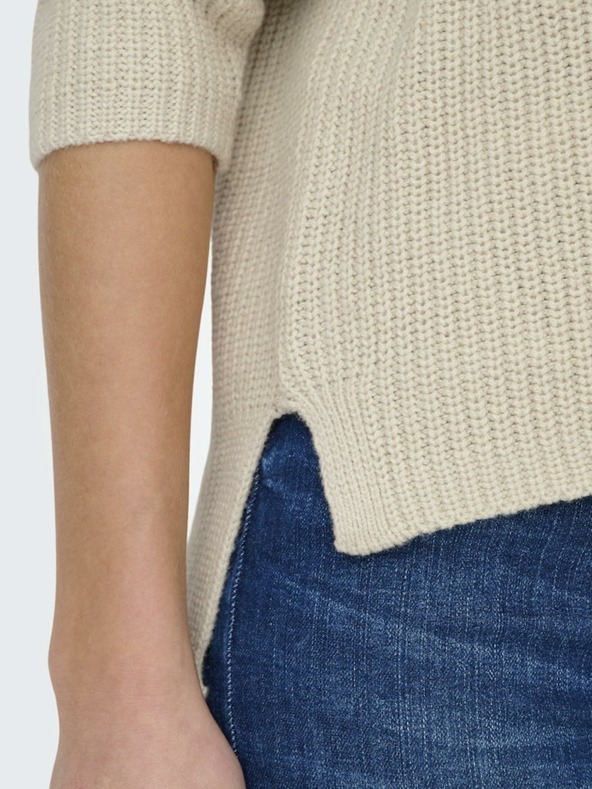 ONLY Bézs színű női pulóver ONLY Luna