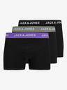 Jack & Jones Három darabos fekete férfi Jack & Jones boxeralsó készlet