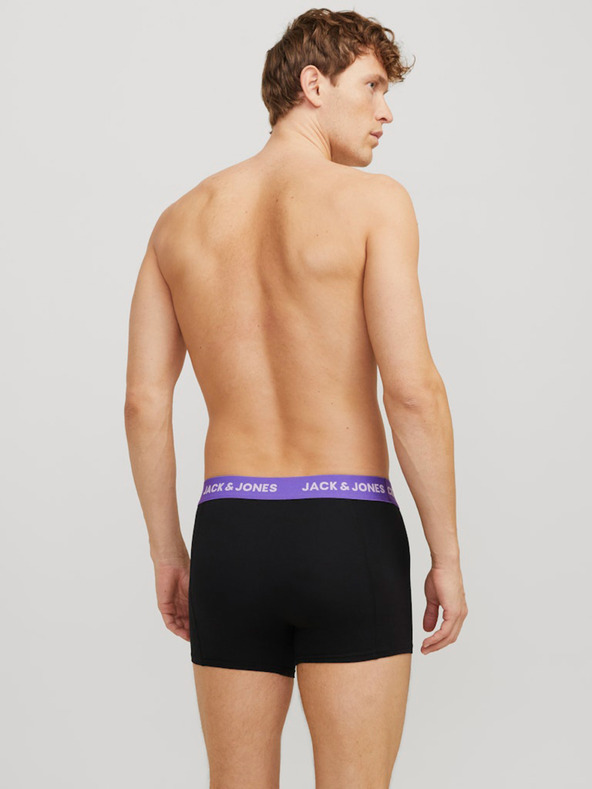Jack & Jones Három darabos fekete férfi Jack & Jones boxeralsó készlet