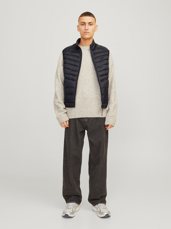 Jack & Jones Fekete Jack & Jones férfi Sprint steppelt mellény