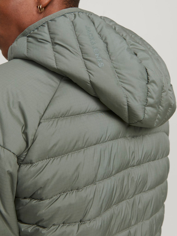 Jack & Jones Zöld Jack & Jones férfi steppelt kabát