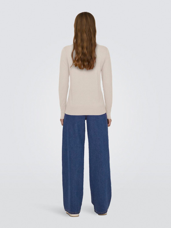 Jacqueline de Yong Bézs színű JDY Malou női pulóver