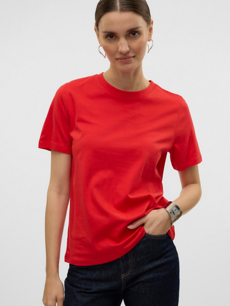Vero Moda Piros Vero Moda női póló Paulina