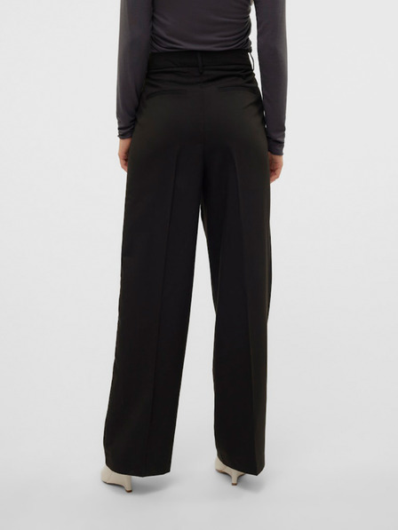 Vero Moda Fekete női széles szárú nadrág Vero Moda Nila