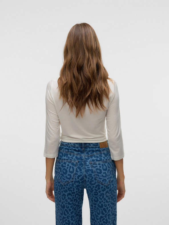 AWARE by VERO MODA Fehér női AWARE by VERO MODA Fiona póló