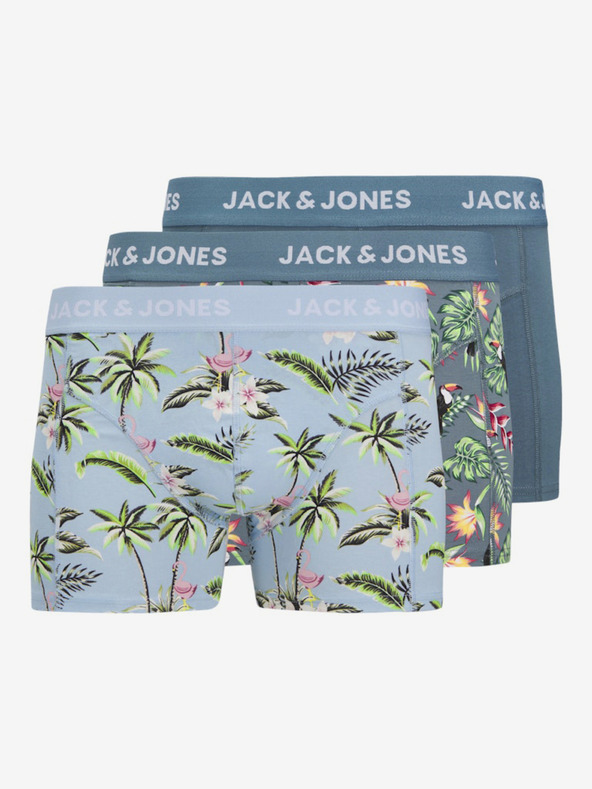 Jack & Jones Három darabos készlet kék Jack & Jones boxeralsóból
