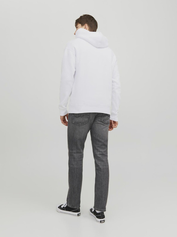 Jack & Jones Fehér férfi Jack & Jones Star kapucnis pulóver