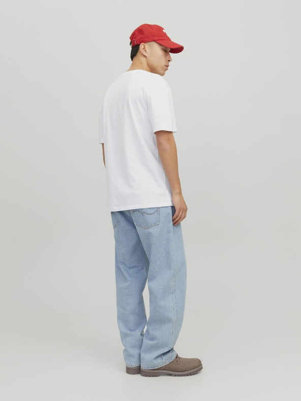 Jack & Jones Fehér Jack & Jones Star férfi kapucnis pulóver