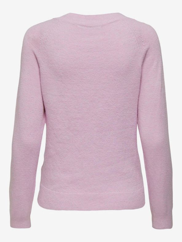 ONLY Világos rózsaszín női ONLY Rica pulóver