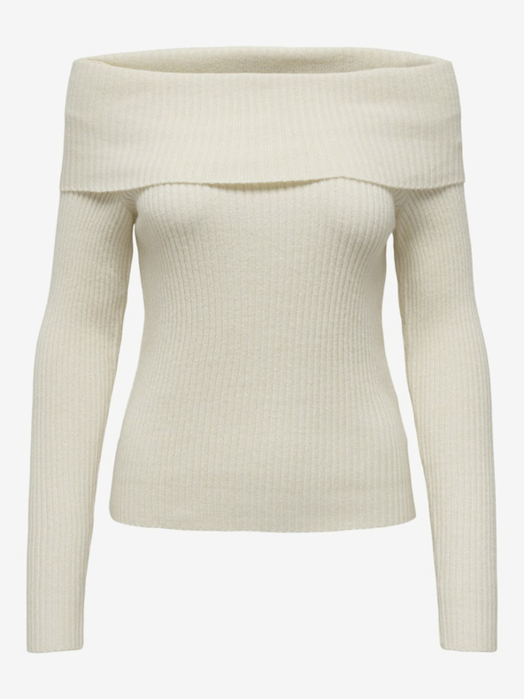 ONLY Krém Női pulóver ONLY Katia Katia