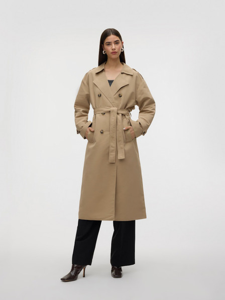 Vero Moda Bézs női Vero Moda Chloe trencsén kabát