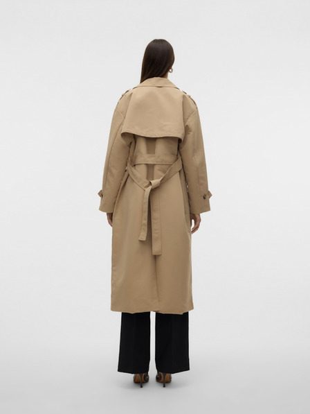 Vero Moda Bézs női Vero Moda Chloe trencsén kabát