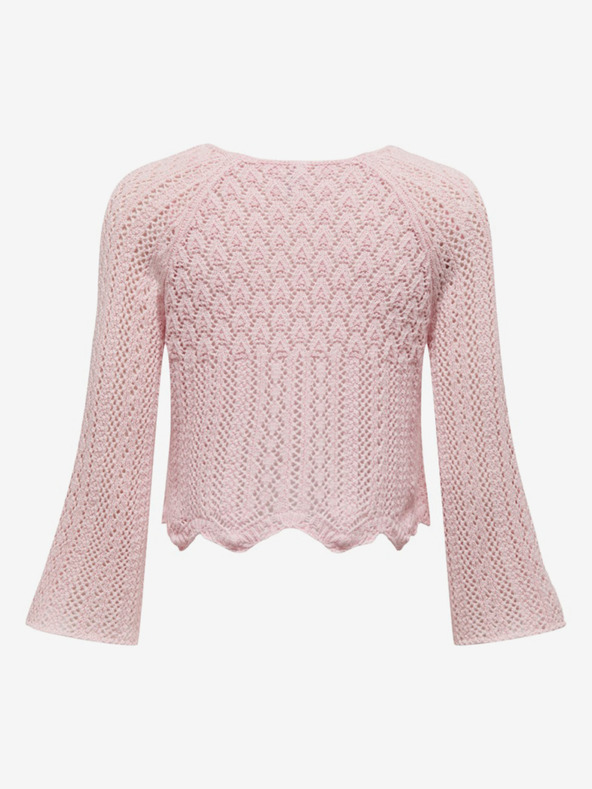 ONLY Világos rózsaszín női pulóver ONLY Nola pulóver