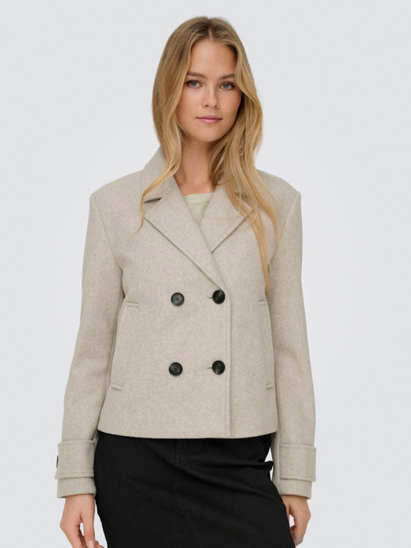 ONLY Bézs színű női kabát ONLY Freja