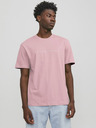 Jack & Jones Rózsaszín férfi Jack & Jones Star póló