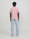 Jack & Jones Rózsaszín férfi Jack & Jones Star póló
