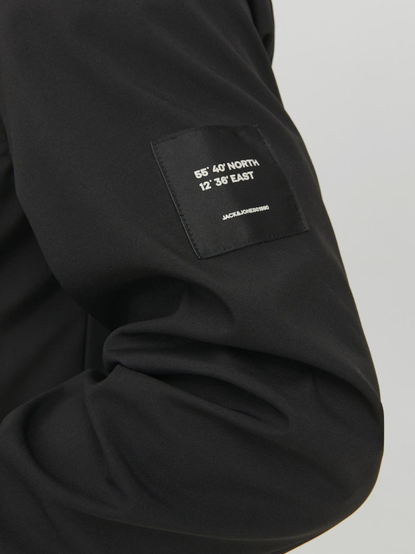 Jack & Jones Fekete Jack & Jones férfi alapkabát