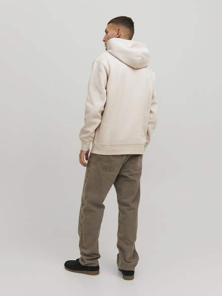 Jack & Jones Bézs Jack & Jones Férfi Vesterbro kapucnis pulóver