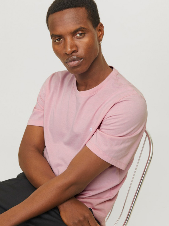 Jack & Jones Rózsaszín férfi Jack & Jones Paulos póló