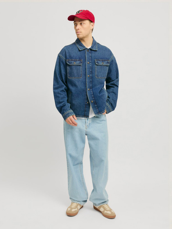 Jack & Jones Kék férfi farmer póló kabát Jack & Jones