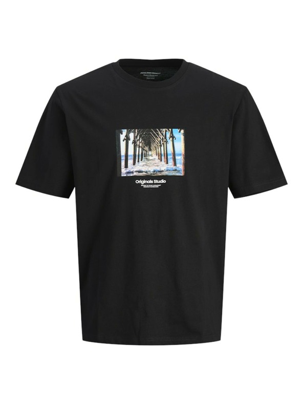 Jack & Jones Fekete férfi Jack & Jones Vesterbro póló